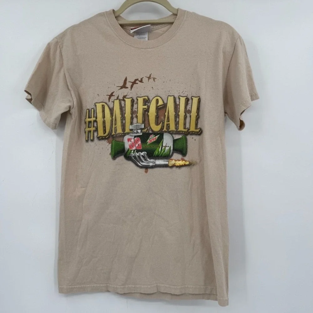 Dale Earnhardt Jr NASCAR #88 DaleCall Mountain Dew Racing Graphic Tee Small